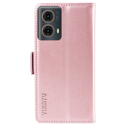YIKATU YK-003 For Motorola Moto G85 5G / S50 Neo 5G Case PU Leather Phone Cover with Wallet Stand