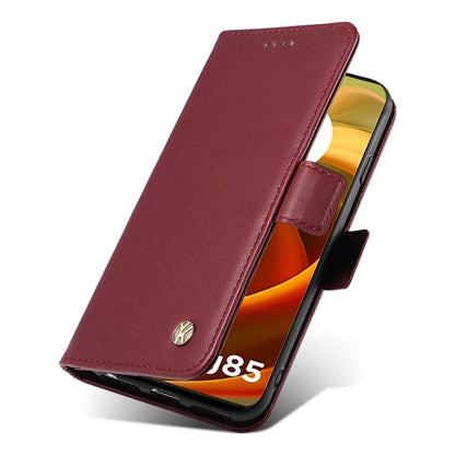 YIKATU YK-003 For Motorola Moto G85 5G / S50 Neo 5G Case PU Leather Phone Cover with Wallet Stand