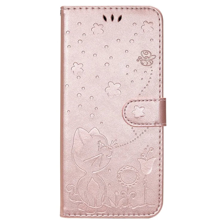 KT Imprinting Flower Series-4 For Motorola Moto G85 5G / S50 Neo 5G Phone Case Imprinted Leather Stand Cover