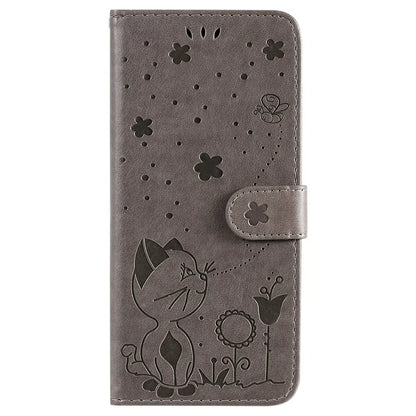 KT Imprinting Flower Series-4 For Motorola Moto G85 5G / S50 Neo 5G Phone Case Imprinted Leather Stand Cover