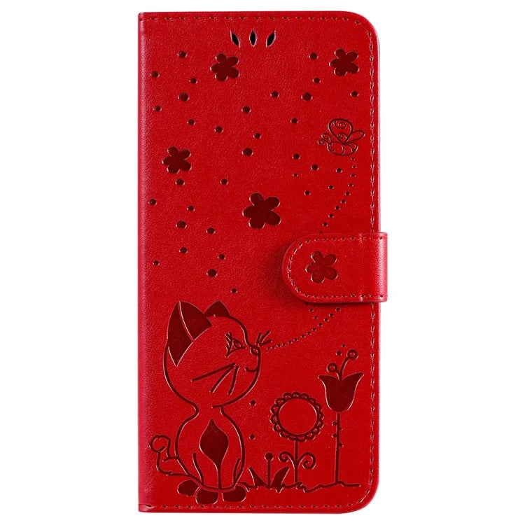 KT Imprinting Flower Series-4 For Motorola Moto G85 5G / S50 Neo 5G Phone Case Imprinted Leather Stand Cover