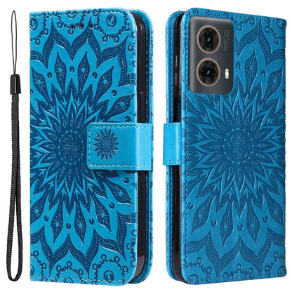 KT Imprinting Flower Series-1 For Motorola Moto G85 5G / S50 Neo 5G Case Wallet Leather Stand Phone Cover