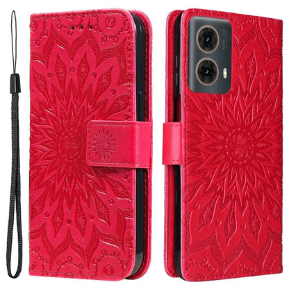 KT Imprinting Flower Series-1 For Motorola Moto G85 5G / S50 Neo 5G Case Wallet Leather Stand Phone Cover