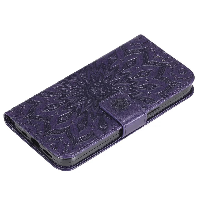 KT Imprinting Flower Series-1 For Motorola Moto G85 5G / S50 Neo 5G Case Wallet Leather Stand Phone Cover