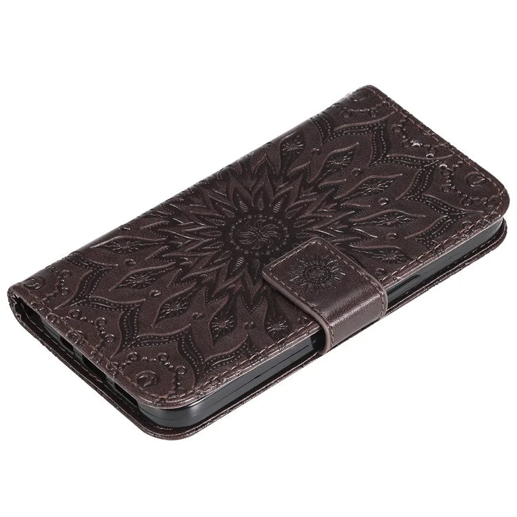 KT Imprinting Flower Series-1 For Motorola Moto G85 5G / S50 Neo 5G Case Wallet Leather Stand Phone Cover