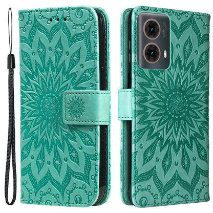 KT Imprinting Flower Series-1 For Motorola Moto G85 5G / S50 Neo 5G Case Wallet Leather Stand Phone Cover
