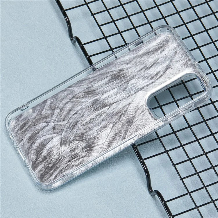 YX Series For Samsung Galaxy A35 5G Case IMD Pattern Soft TPU Back Cover