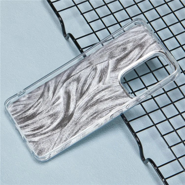 YX Series For Samsung Galaxy A33 5G Case IMD Pattern Soft TPU Back Cover