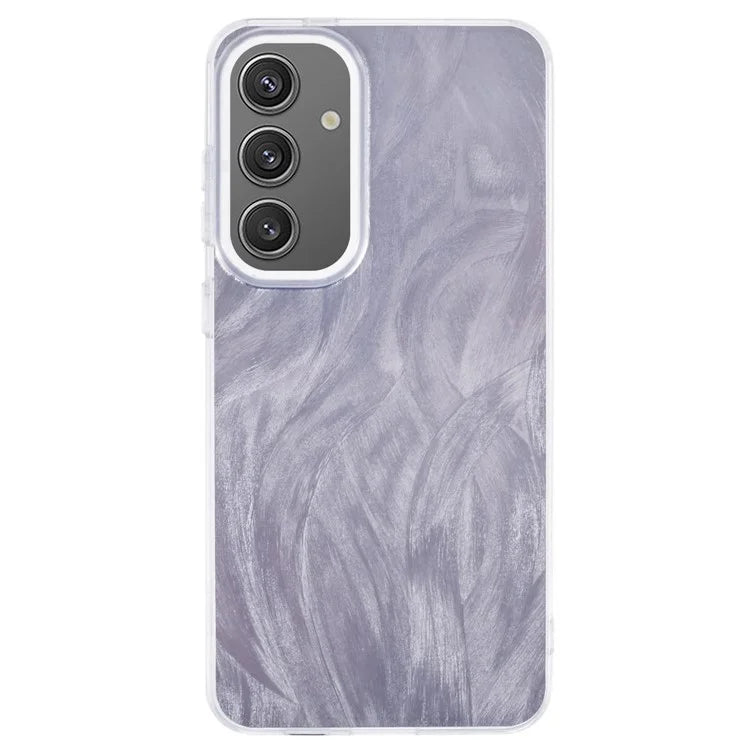 YX Series For Samsung Galaxy S23 FE Case IMD Pattern Soft TPU Back Cover
