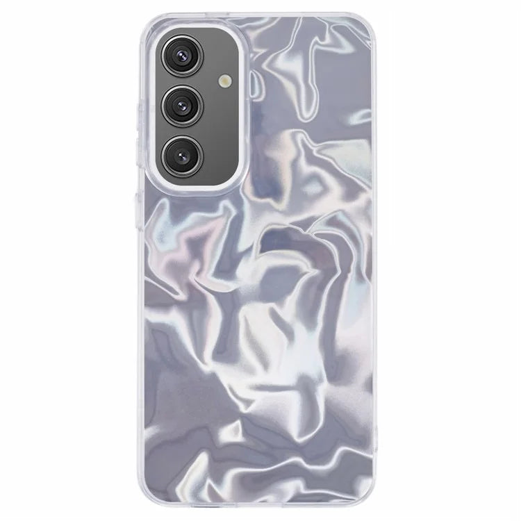 YX Series For Samsung Galaxy S23 FE Case IMD Pattern Soft TPU Back Cover