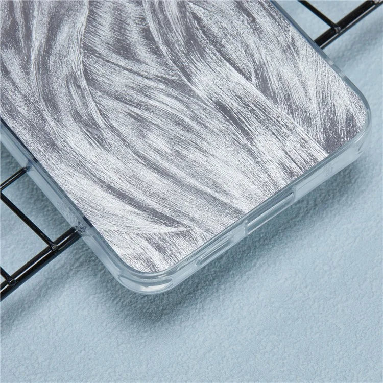 YX Series For Samsung Galaxy S23+ Case IMD Pattern Soft TPU Back Cover