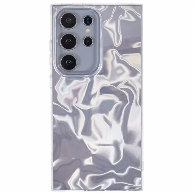 YX Series For Samsung Galaxy S23 Ultra Case IMD Pattern Soft TPU Back Cover