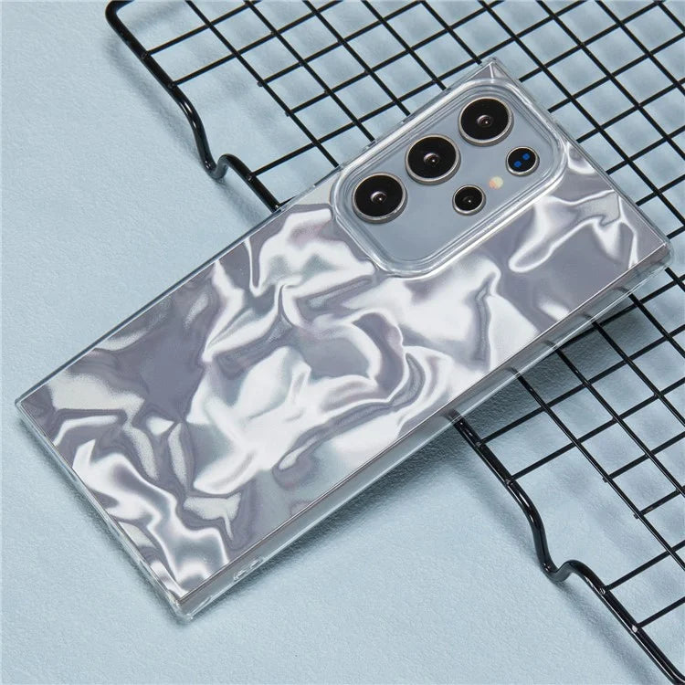 YX Series For Samsung Galaxy S23 Ultra Case IMD Pattern Soft TPU Back Cover