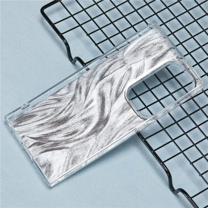 YX Series For Samsung Galaxy S23 Ultra Case IMD Pattern Soft TPU Back Cover