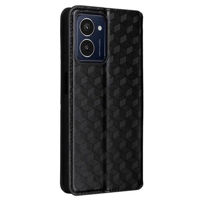 For HMD Pulse  /  Pulse Pro  /  Pulse+ Case Leather Wallet Phone Cover Rhombus Imprinted