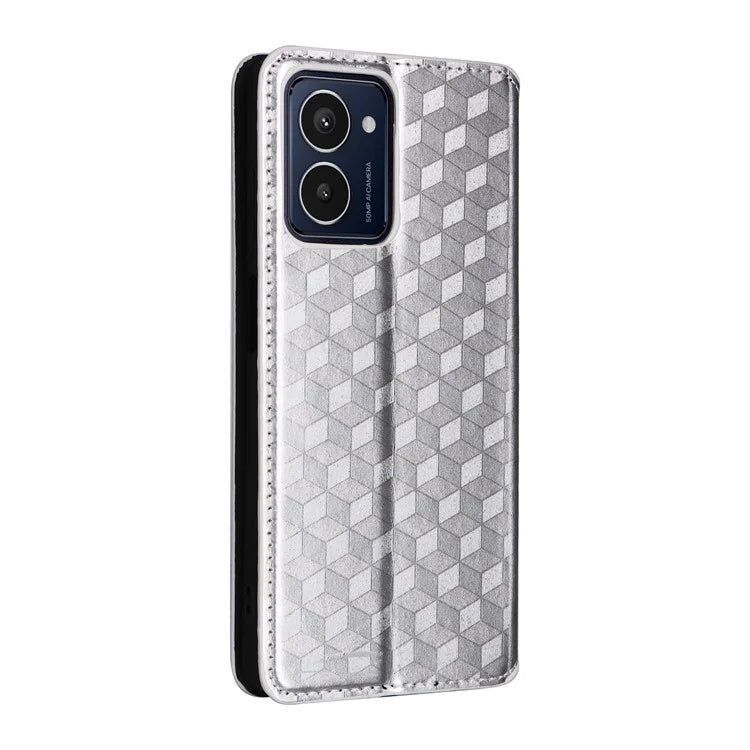 For HMD Pulse  /  Pulse Pro  /  Pulse+ Case Leather Wallet Phone Cover Rhombus Imprinted