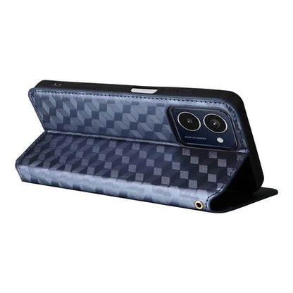 For HMD Pulse  /  Pulse Pro  /  Pulse+ Case Leather Wallet Phone Cover Rhombus Imprinted