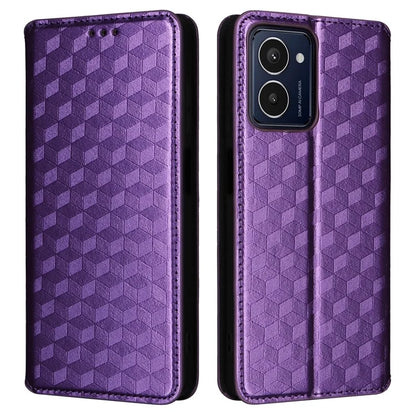 For HMD Pulse  /  Pulse Pro  /  Pulse+ Case Leather Wallet Phone Cover Rhombus Imprinted