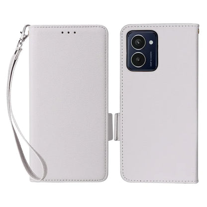 For HMD Pulse  /  Pulse Pro  /  Pulse+ Case with Hand Strap Litchi Texture Leather Phone Cover