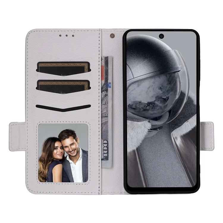 For HMD Pulse  /  Pulse Pro  /  Pulse+ Case with Hand Strap Litchi Texture Leather Phone Cover