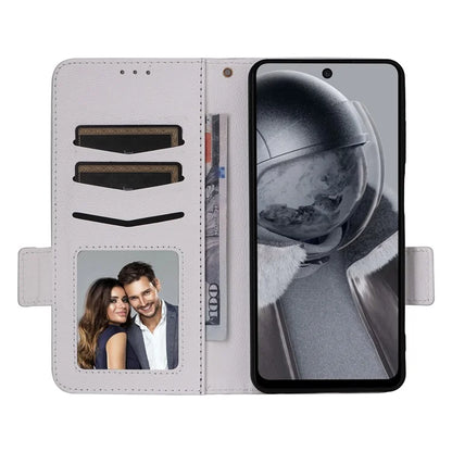 For HMD Pulse  /  Pulse Pro  /  Pulse+ Case with Hand Strap Litchi Texture Leather Phone Cover