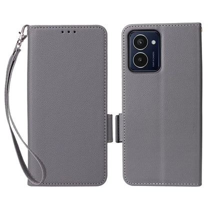 For HMD Pulse  /  Pulse Pro  /  Pulse+ Case with Hand Strap Litchi Texture Leather Phone Cover