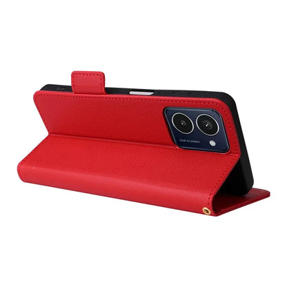 For HMD Pulse  /  Pulse Pro  /  Pulse+ Case with Hand Strap Litchi Texture Leather Phone Cover