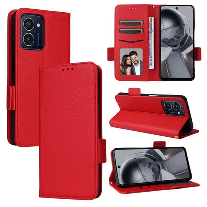 For HMD Pulse  /  Pulse Pro  /  Pulse+ Case with Hand Strap Litchi Texture Leather Phone Cover