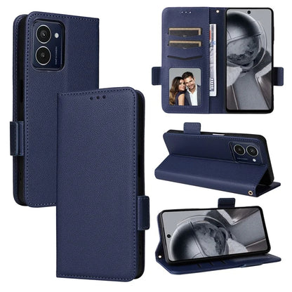For HMD Pulse  /  Pulse Pro  /  Pulse+ Case with Hand Strap Litchi Texture Leather Phone Cover