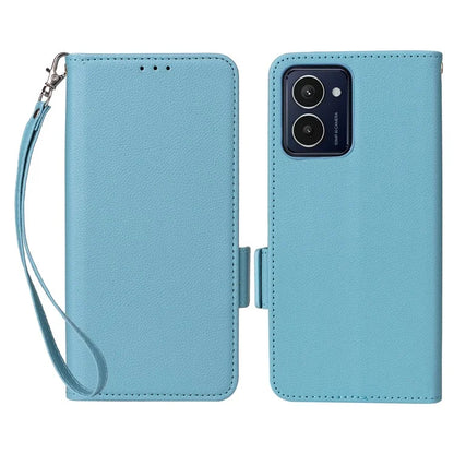 For HMD Pulse  /  Pulse Pro  /  Pulse+ Case with Hand Strap Litchi Texture Leather Phone Cover