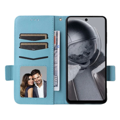 For HMD Pulse  /  Pulse Pro  /  Pulse+ Case with Hand Strap Litchi Texture Leather Phone Cover