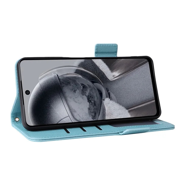 For HMD Pulse  /  Pulse Pro  /  Pulse+ Case with Hand Strap Litchi Texture Leather Phone Cover
