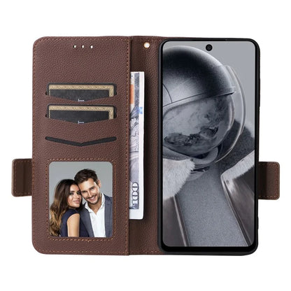 For HMD Pulse  /  Pulse Pro  /  Pulse+ Case with Hand Strap Litchi Texture Leather Phone Cover