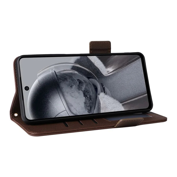 For HMD Pulse  /  Pulse Pro  /  Pulse+ Case with Hand Strap Litchi Texture Leather Phone Cover