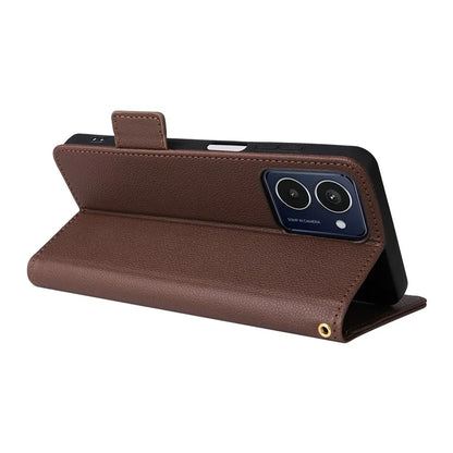 For HMD Pulse  /  Pulse Pro  /  Pulse+ Case with Hand Strap Litchi Texture Leather Phone Cover