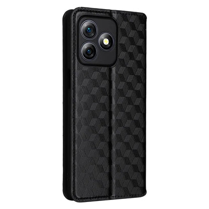 For Ulefone Note 18 Ultra Case Leather Wallet Phone Cover Rhombus Imprinted