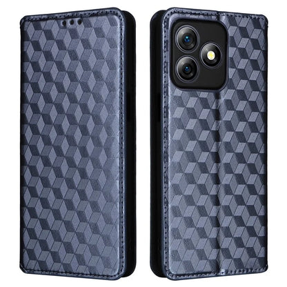 For Ulefone Note 18 Ultra Case Leather Wallet Phone Cover Rhombus Imprinted