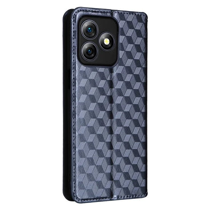 For Ulefone Note 18 Ultra Case Leather Wallet Phone Cover Rhombus Imprinted