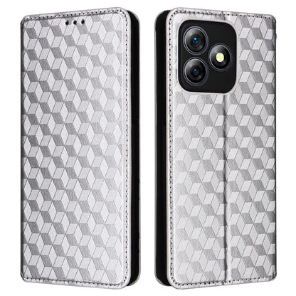 For Ulefone Note 18 Ultra Case Leather Wallet Phone Cover Rhombus Imprinted