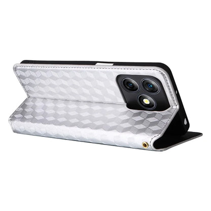 For Ulefone Note 18 Ultra Case Leather Wallet Phone Cover Rhombus Imprinted