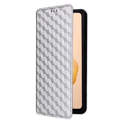 For Ulefone Note 18 Ultra Case Leather Wallet Phone Cover Rhombus Imprinted