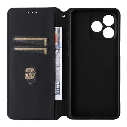 For Ulefone Note 18 Ultra Case Leather Wallet Phone Cover Rhombus Imprinted