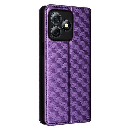 For Ulefone Note 18 Ultra Case Leather Wallet Phone Cover Rhombus Imprinted