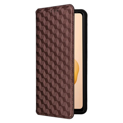 For Ulefone Note 18 Ultra Case Leather Wallet Phone Cover Rhombus Imprinted