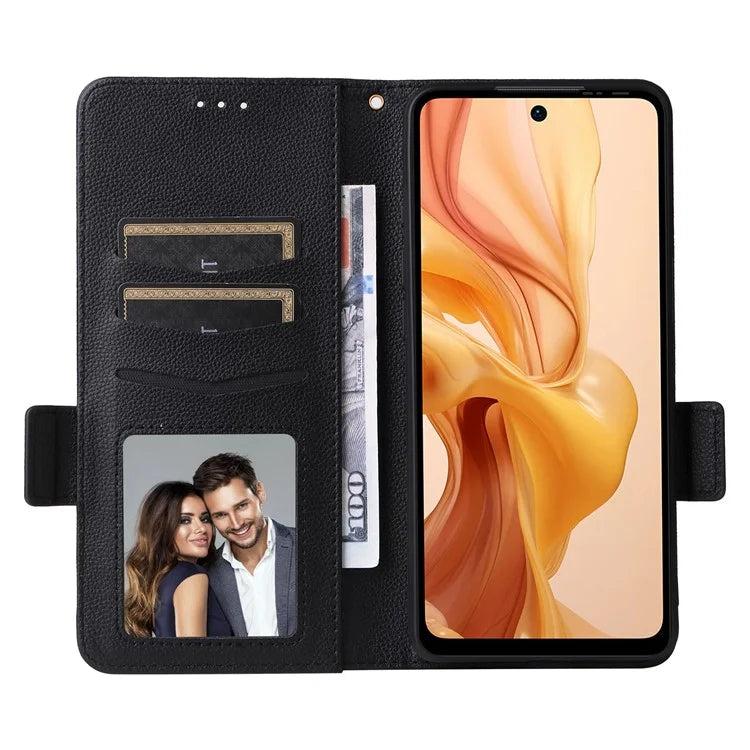 For Ulefone Note 18 Ultra Case with Hand Strap Litchi Texture Leather Phone Cover