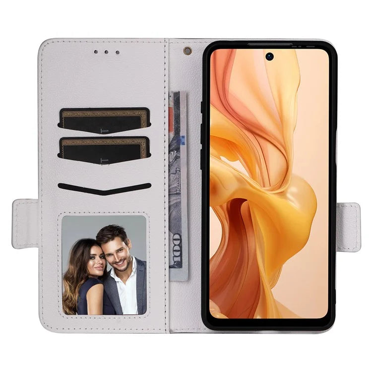 For Ulefone Note 18 Ultra Case with Hand Strap Litchi Texture Leather Phone Cover