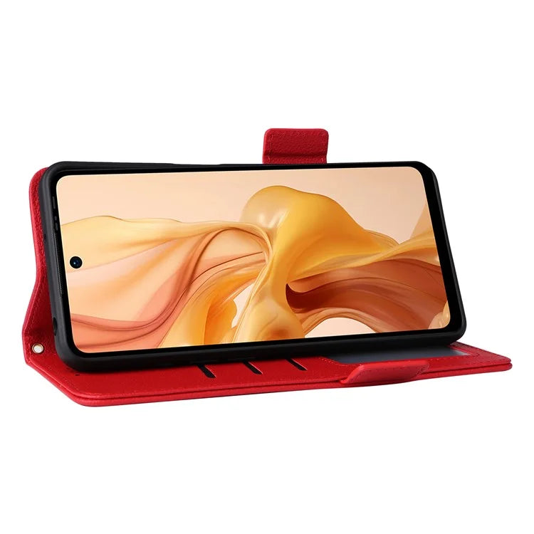For Ulefone Note 18 Ultra Case with Hand Strap Litchi Texture Leather Phone Cover