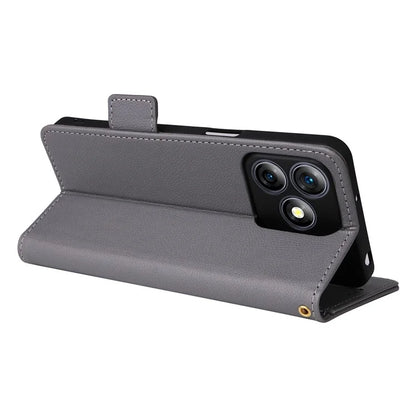 For Ulefone Note 18 Ultra Case with Hand Strap Litchi Texture Leather Phone Cover