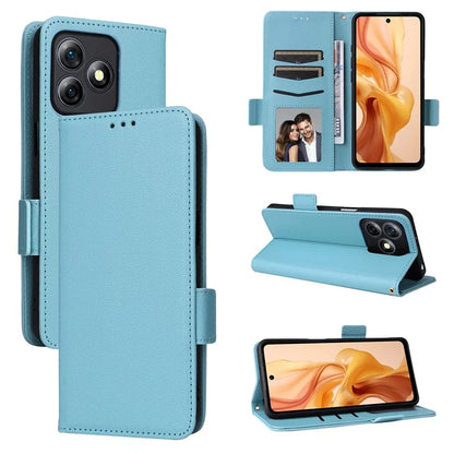 For Ulefone Note 18 Ultra Case with Hand Strap Litchi Texture Leather Phone Cover