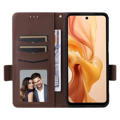 For Ulefone Note 18 Ultra Case with Hand Strap Litchi Texture Leather Phone Cover